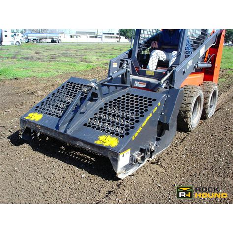 rock hound skid steer|landscape attachments for skid steer.